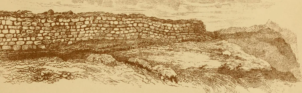 An illustration from The imperial island; England's chronicle in stone;, 1886, leaf 64