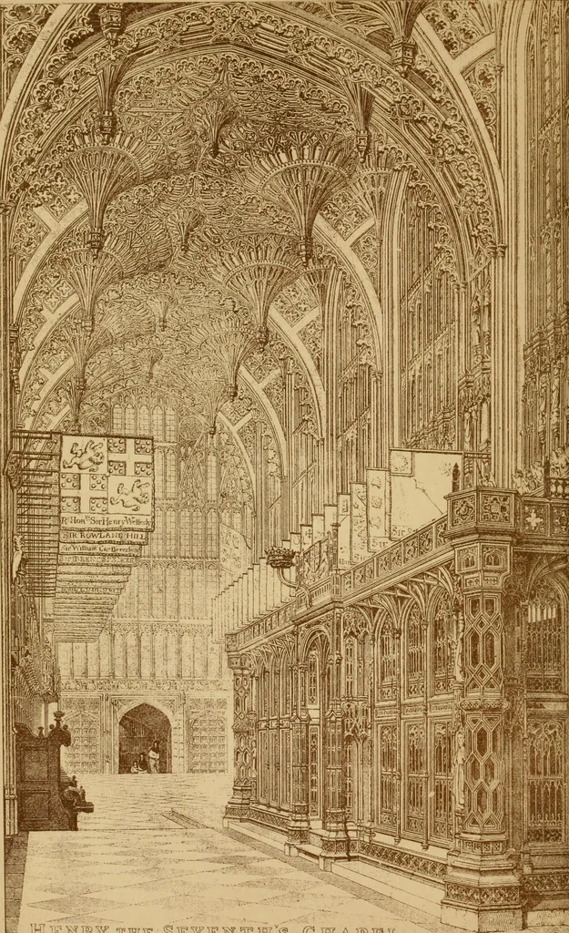 An illustration from The imperial island; England's chronicle in stone;, 1886, leaf 9