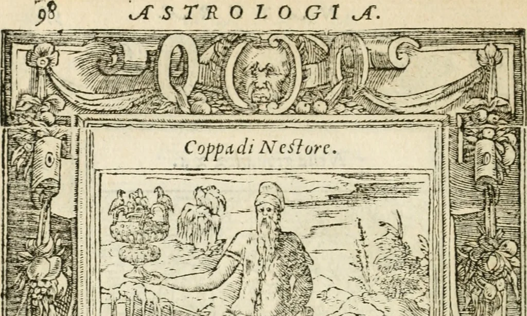 An illustration from Diverse imprese accommodate a diuerse moralità : con versi che i loro significati dichiarano insieme con molte altre nella lingua italiana non piu tradotte, 1551, leaf 103
