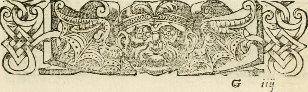 An illustration from Diverse imprese accommodate a diuerse moralità : con versi che i loro significati dichiarano insieme con molte altre nella lingua italiana non piu tradotte, 1551, leaf 108