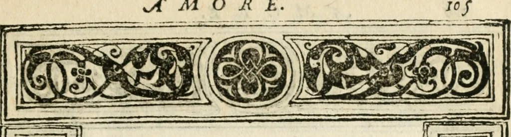 An illustration from Diverse imprese accommodate a diuerse moralità : con versi che i loro significati dichiarano insieme con molte altre nella lingua italiana non piu tradotte, 1551, leaf 110