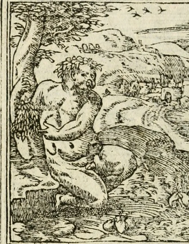 An illustration from Diverse imprese accommodate a diuerse moralità : con versi che i loro significati dichiarano insieme con molte altre nella lingua italiana non piu tradotte, 1551, leaf 111