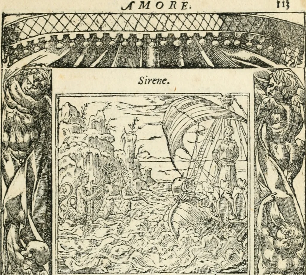 An illustration from Diverse imprese accommodate a diuerse moralità : con versi che i loro significati dichiarano insieme con molte altre nella lingua italiana non piu tradotte, 1551, leaf 118