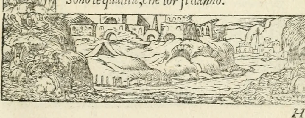 An illustration from Diverse imprese accommodate a diuerse moralità : con versi che i loro significati dichiarano insieme con molte altre nella lingua italiana non piu tradotte, 1551, leaf 120