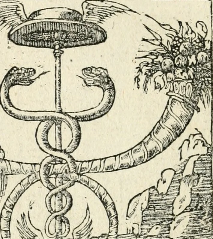 An illustration from Diverse imprese accommodate a diuerse moralità : con versi che i loro significati dichiarano insieme con molte altre nella lingua italiana non piu tradotte, 1551, leaf 121