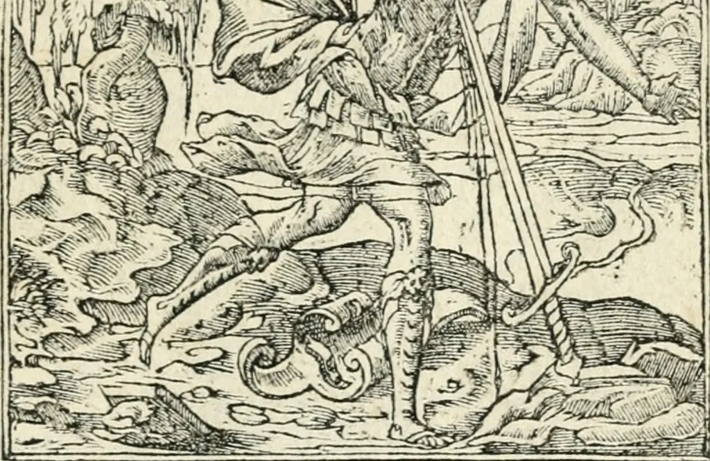 An illustration from Diverse imprese accommodate a diuerse moralità : con versi che i loro significati dichiarano insieme con molte altre nella lingua italiana non piu tradotte, 1551, leaf 122