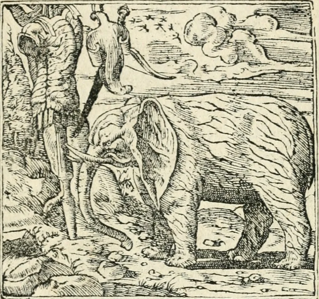 An illustration from Diverse imprese accommodate a diuerse moralità : con versi che i loro significati dichiarano insieme con molte altre nella lingua italiana non piu tradotte, 1551, leaf 126