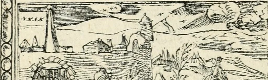 An illustration from Diverse imprese accommodate a diuerse moralità : con versi che i loro significati dichiarano insieme con molte altre nella lingua italiana non piu tradotte, 1551, leaf 129