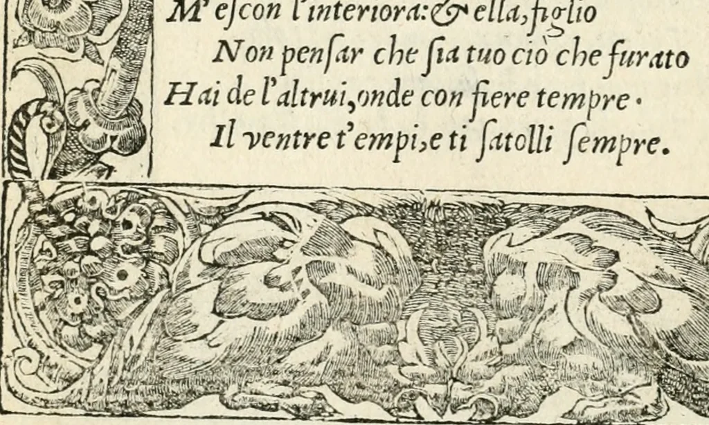 An illustration from Diverse imprese accommodate a diuerse moralità : con versi che i loro significati dichiarano insieme con molte altre nella lingua italiana non piu tradotte, 1551, leaf 131