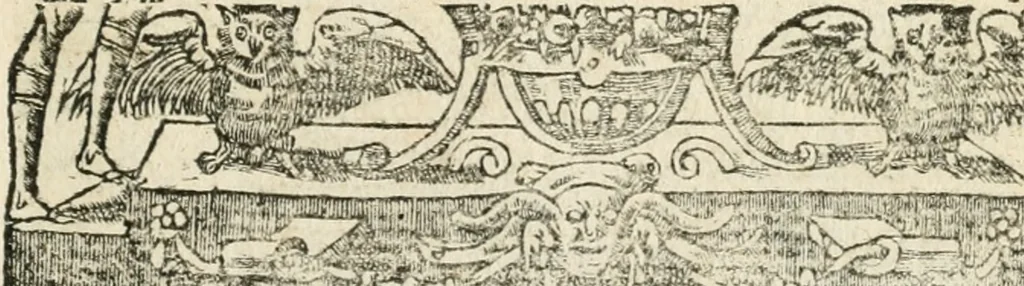 An illustration from Diverse imprese accommodate a diuerse moralità : con versi che i loro significati dichiarano insieme con molte altre nella lingua italiana non piu tradotte, 1551, leaf 134