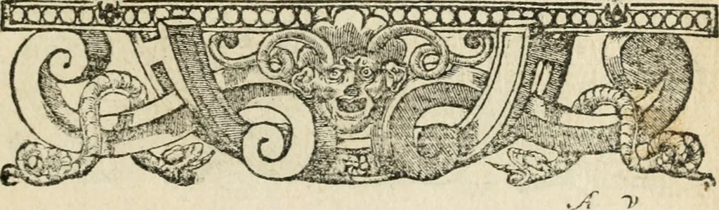 An illustration from Diverse imprese accommodate a diuerse moralità : con versi che i loro significati dichiarano insieme con molte altre nella lingua italiana non piu tradotte, 1551, leaf 14