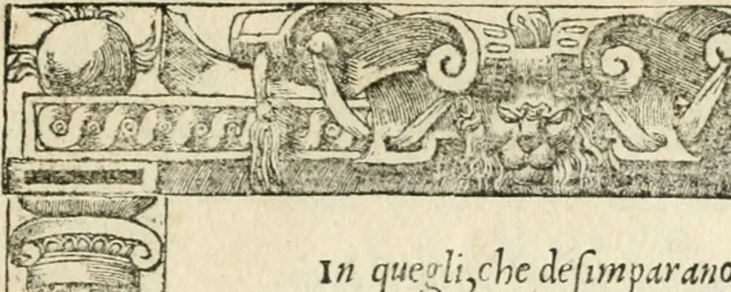 An illustration from Diverse imprese accommodate a diuerse moralità : con versi che i loro significati dichiarano insieme con molte altre nella lingua italiana non piu tradotte, 1551, leaf 142