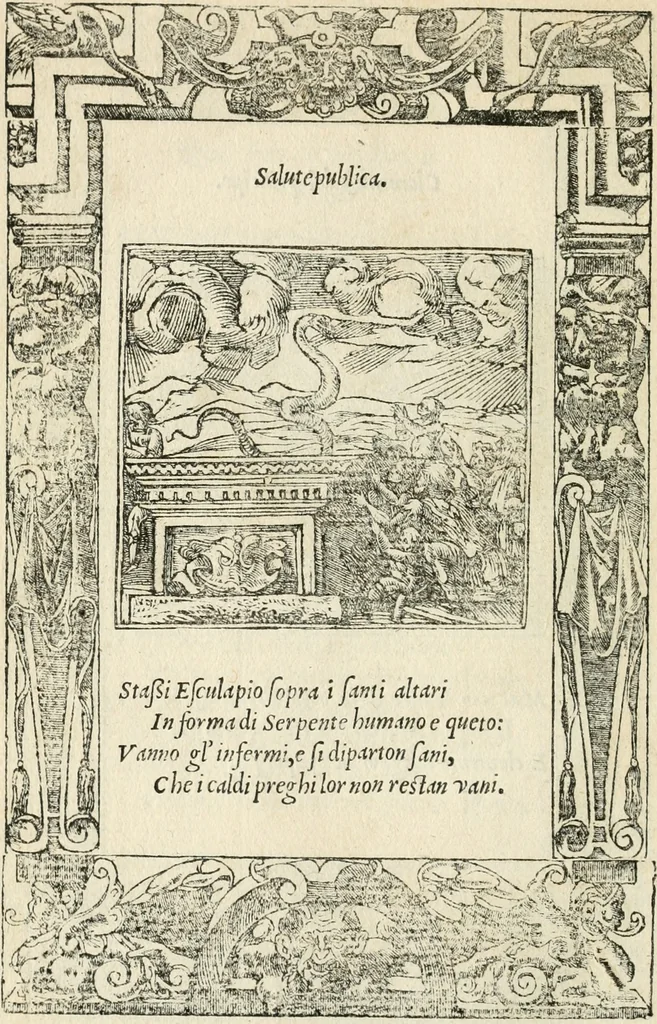 An illustration from Diverse imprese accommodate a diuerse moralità : con versi che i loro significati dichiarano insieme con molte altre nella lingua italiana non piu tradotte, 1551, leaf 149