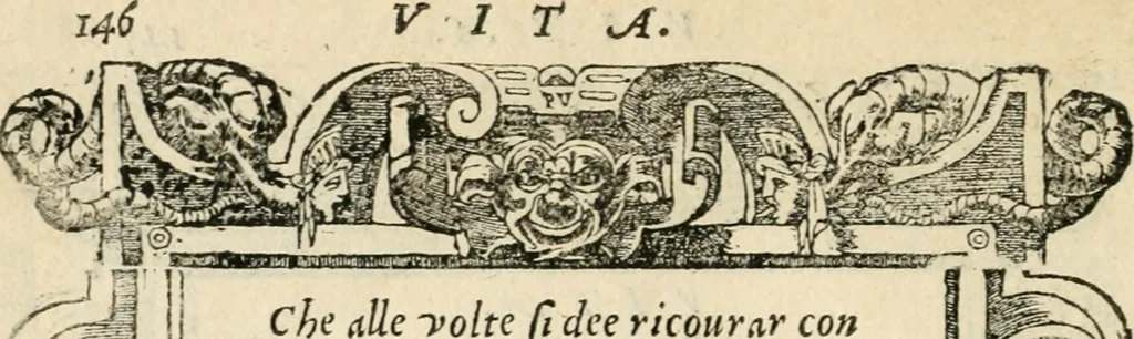 An illustration from Diverse imprese accommodate a diuerse moralità : con versi che i loro significati dichiarano insieme con molte altre nella lingua italiana non piu tradotte, 1551, leaf 151