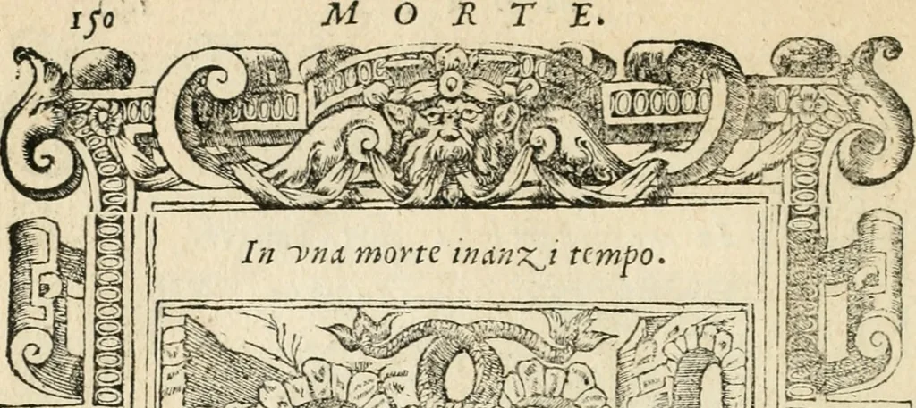 An illustration from Diverse imprese accommodate a diuerse moralità : con versi che i loro significati dichiarano insieme con molte altre nella lingua italiana non piu tradotte, 1551, leaf 155