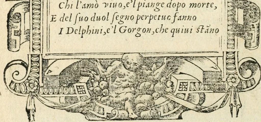 An illustration from Diverse imprese accommodate a diuerse moralità : con versi che i loro significati dichiarano insieme con molte altre nella lingua italiana non piu tradotte, 1551, leaf 155