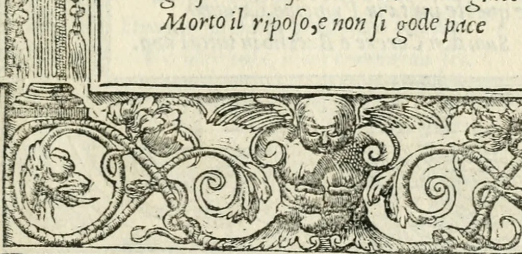 An illustration from Diverse imprese accommodate a diuerse moralità : con versi che i loro significati dichiarano insieme con molte altre nella lingua italiana non piu tradotte, 1551, leaf 170