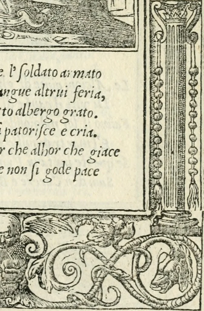 An illustration from Diverse imprese accommodate a diuerse moralità : con versi che i loro significati dichiarano insieme con molte altre nella lingua italiana non piu tradotte, 1551, leaf 170