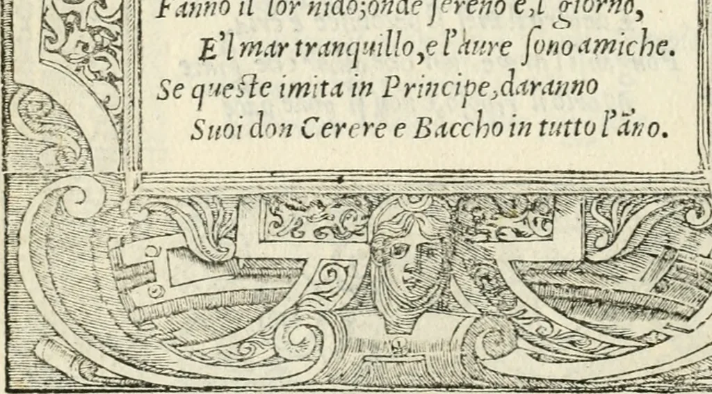An illustration from Diverse imprese accommodate a diuerse moralità : con versi che i loro significati dichiarano insieme con molte altre nella lingua italiana non piu tradotte, 1551, leaf 171