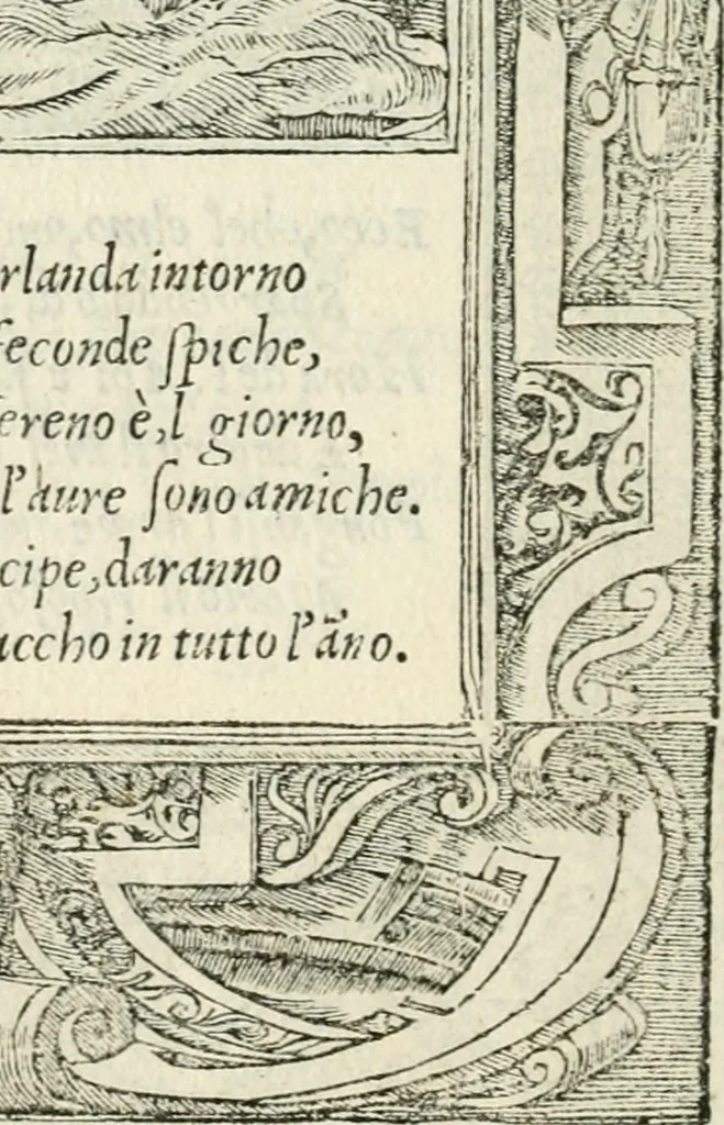 An illustration from Diverse imprese accommodate a diuerse moralità : con versi che i loro significati dichiarano insieme con molte altre nella lingua italiana non piu tradotte, 1551, leaf 171