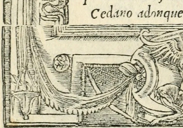 An illustration from Diverse imprese accommodate a diuerse moralità : con versi che i loro significati dichiarano insieme con molte altre nella lingua italiana non piu tradotte, 1551, leaf 173