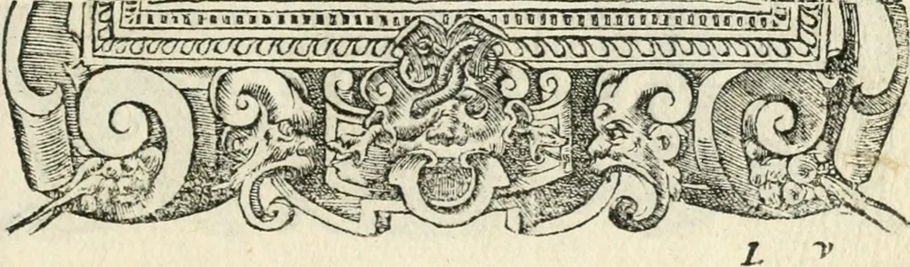 An illustration from Diverse imprese accommodate a diuerse moralità : con versi che i loro significati dichiarano insieme con molte altre nella lingua italiana non piu tradotte, 1551, leaf 174
