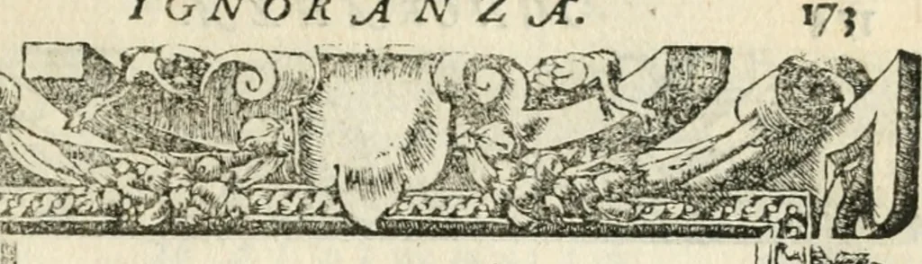An illustration from Diverse imprese accommodate a diuerse moralità : con versi che i loro significati dichiarano insieme con molte altre nella lingua italiana non piu tradotte, 1551, leaf 178