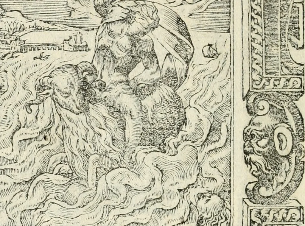 An illustration from Diverse imprese accommodate a diuerse moralità : con versi che i loro significati dichiarano insieme con molte altre nella lingua italiana non piu tradotte, 1551, leaf 179