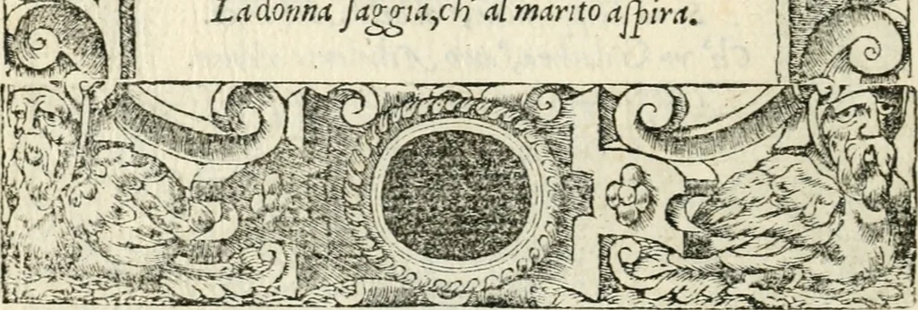 An illustration from Diverse imprese accommodate a diuerse moralità : con versi che i loro significati dichiarano insieme con molte altre nella lingua italiana non piu tradotte, 1551, leaf 181
