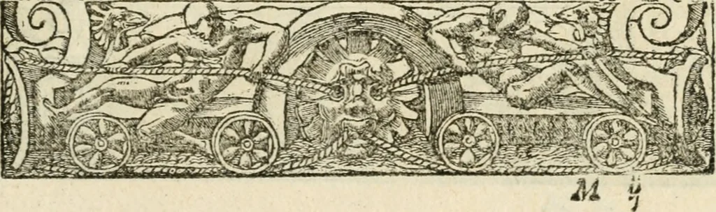 An illustration from Diverse imprese accommodate a diuerse moralità : con versi che i loro significati dichiarano insieme con molte altre nella lingua italiana non piu tradotte, 1551, leaf 184