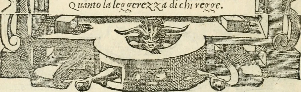 An illustration from Diverse imprese accommodate a diuerse moralità : con versi che i loro significati dichiarano insieme con molte altre nella lingua italiana non piu tradotte, 1551, leaf 191