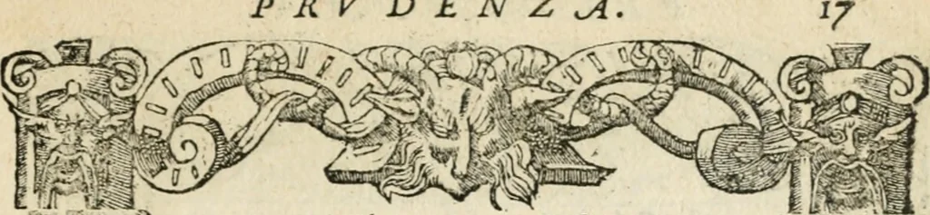 An illustration from Diverse imprese accommodate a diuerse moralità : con versi che i loro significati dichiarano insieme con molte altre nella lingua italiana non piu tradotte, 1551, leaf 22