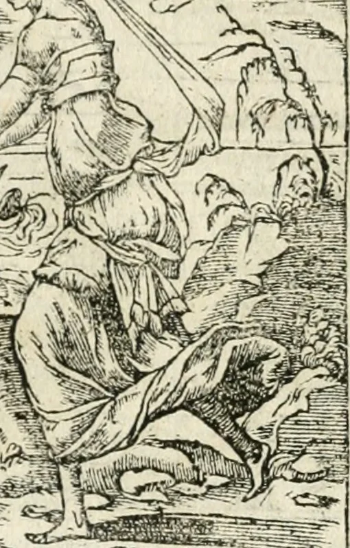 An illustration from Diverse imprese accommodate a diuerse moralità : con versi che i loro significati dichiarano insieme con molte altre nella lingua italiana non piu tradotte, 1551, leaf 34