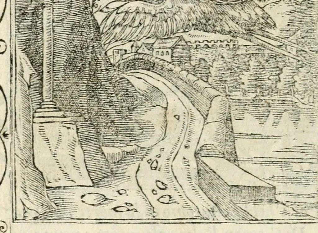 An illustration from Diverse imprese accommodate a diuerse moralità : con versi che i loro significati dichiarano insieme con molte altre nella lingua italiana non piu tradotte, 1551, leaf 37