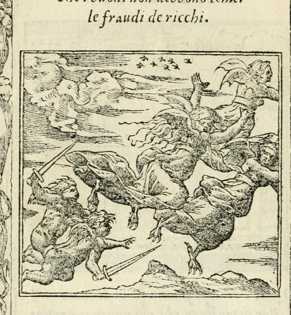 An illustration from Diverse imprese accommodate a diuerse moralità : con versi che i loro significati dichiarano insieme con molte altre nella lingua italiana non piu tradotte, 1551, leaf 39