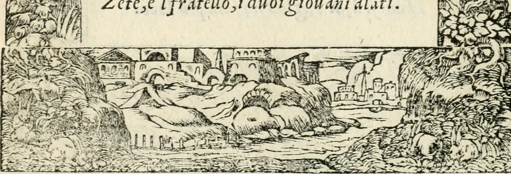An illustration from Diverse imprese accommodate a diuerse moralità : con versi che i loro significati dichiarano insieme con molte altre nella lingua italiana non piu tradotte, 1551, leaf 39