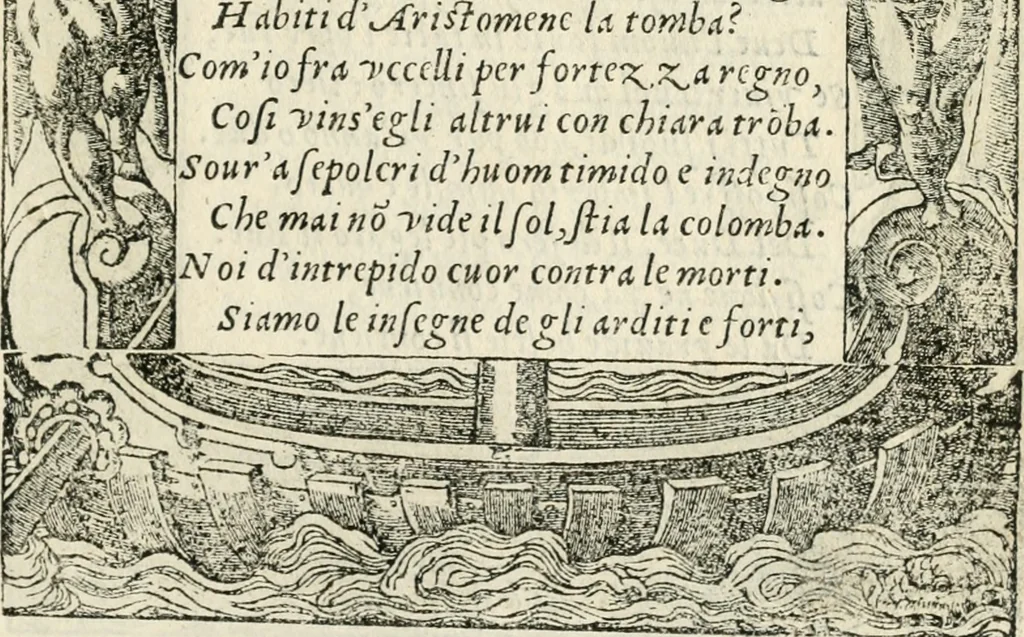 An illustration from Diverse imprese accommodate a diuerse moralità : con versi che i loro significati dichiarano insieme con molte altre nella lingua italiana non piu tradotte, 1551, leaf 40