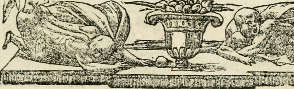 An illustration from Diverse imprese accommodate a diuerse moralità : con versi che i loro significati dichiarano insieme con molte altre nella lingua italiana non piu tradotte, 1551, leaf 42