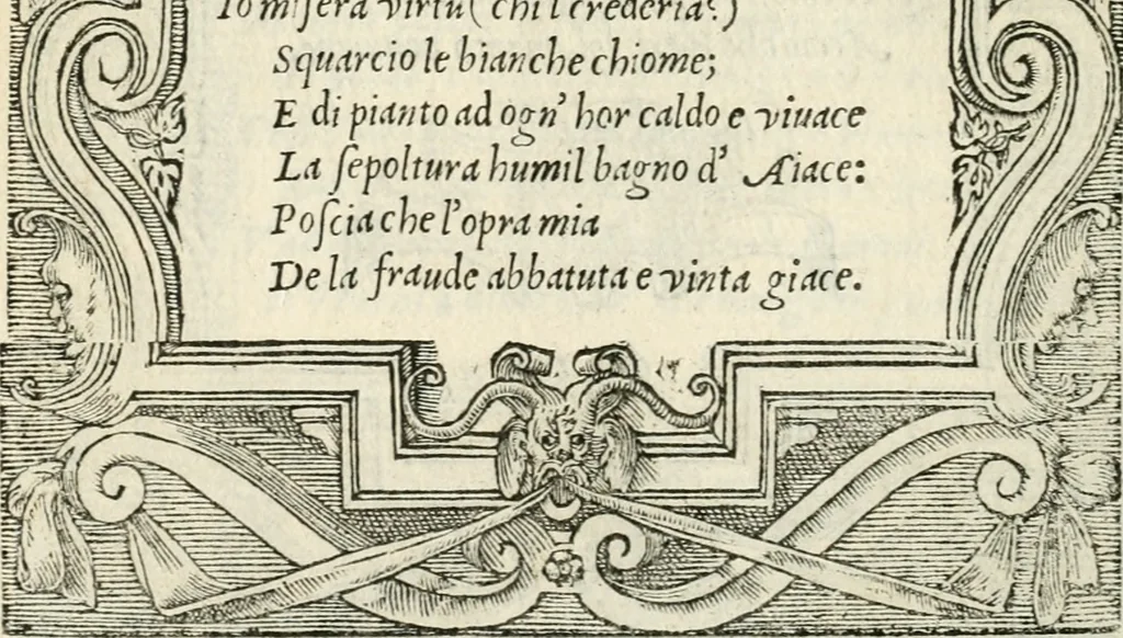 An illustration from Diverse imprese accommodate a diuerse moralità : con versi che i loro significati dichiarano insieme con molte altre nella lingua italiana non piu tradotte, 1551, leaf 55