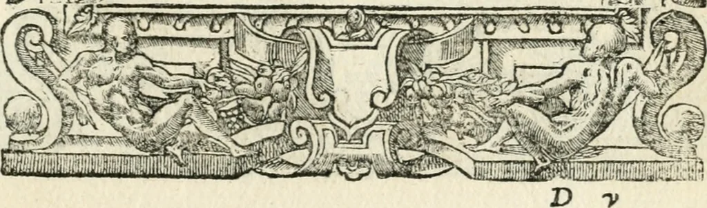 An illustration from Diverse imprese accommodate a diuerse moralità : con versi che i loro significati dichiarano insieme con molte altre nella lingua italiana non piu tradotte, 1551, leaf 62