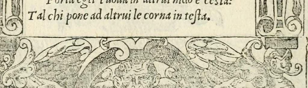 An illustration from Diverse imprese accommodate a diuerse moralità : con versi che i loro significati dichiarano insieme con molte altre nella lingua italiana non piu tradotte, 1551, leaf 67