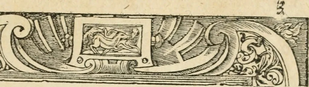 An illustration from Diverse imprese accommodate a diuerse moralità : con versi che i loro significati dichiarano insieme con molte altre nella lingua italiana non piu tradotte, 1551, leaf 8