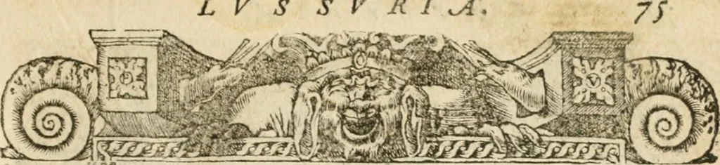 An illustration from Diverse imprese accommodate a diuerse moralità : con versi che i loro significati dichiarano insieme con molte altre nella lingua italiana non piu tradotte, 1551, leaf 80