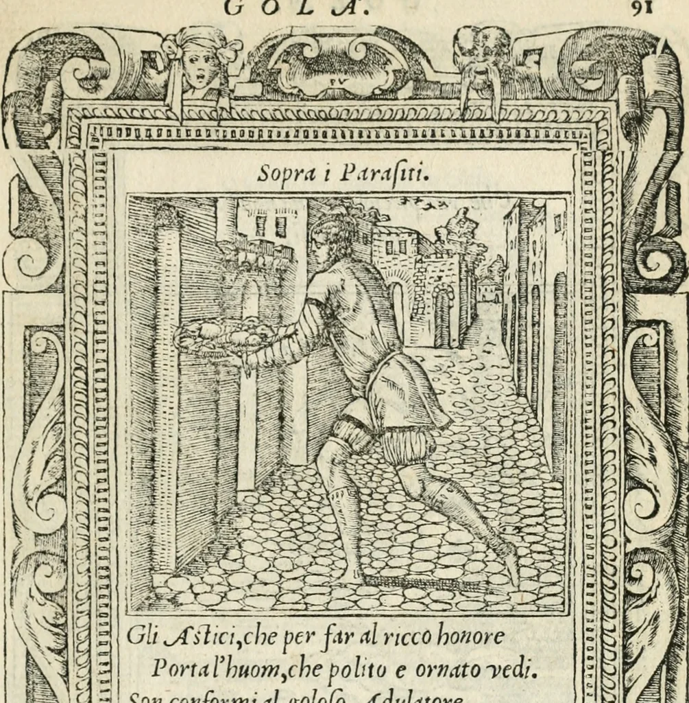 An illustration from Diverse imprese accommodate a diuerse moralità : con versi che i loro significati dichiarano insieme con molte altre nella lingua italiana non piu tradotte, 1551, leaf 96