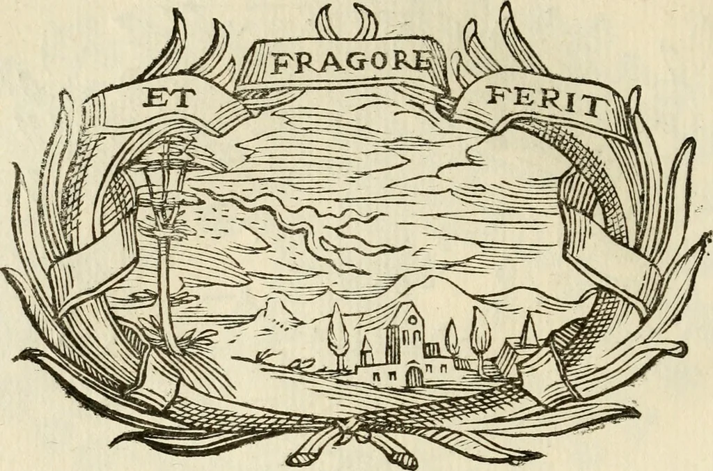 An illustration from Imprese dell' Offitioso, accademico intronato, 1628, leaf 117