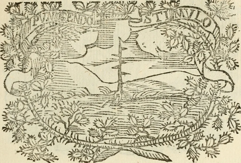 An illustration from Imprese dell' Offitioso, accademico intronato, 1628, leaf 124