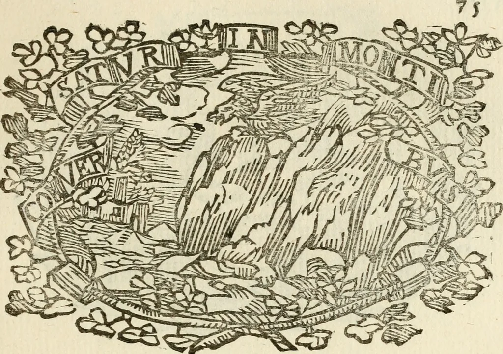An illustration from Imprese dell' Offitioso, accademico intronato, 1628, leaf 126