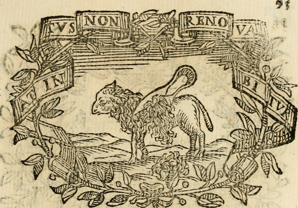 An illustration from Imprese dell' Offitioso, accademico intronato, 1628, leaf 146