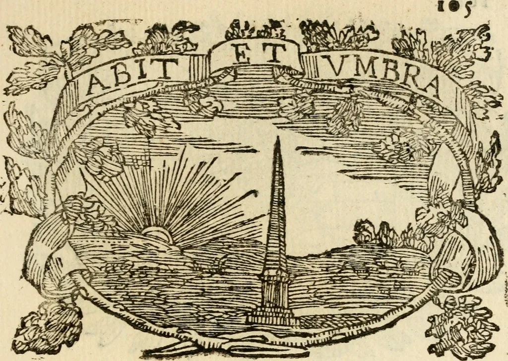 An illustration from Imprese dell' Offitioso, accademico intronato, 1628, leaf 156