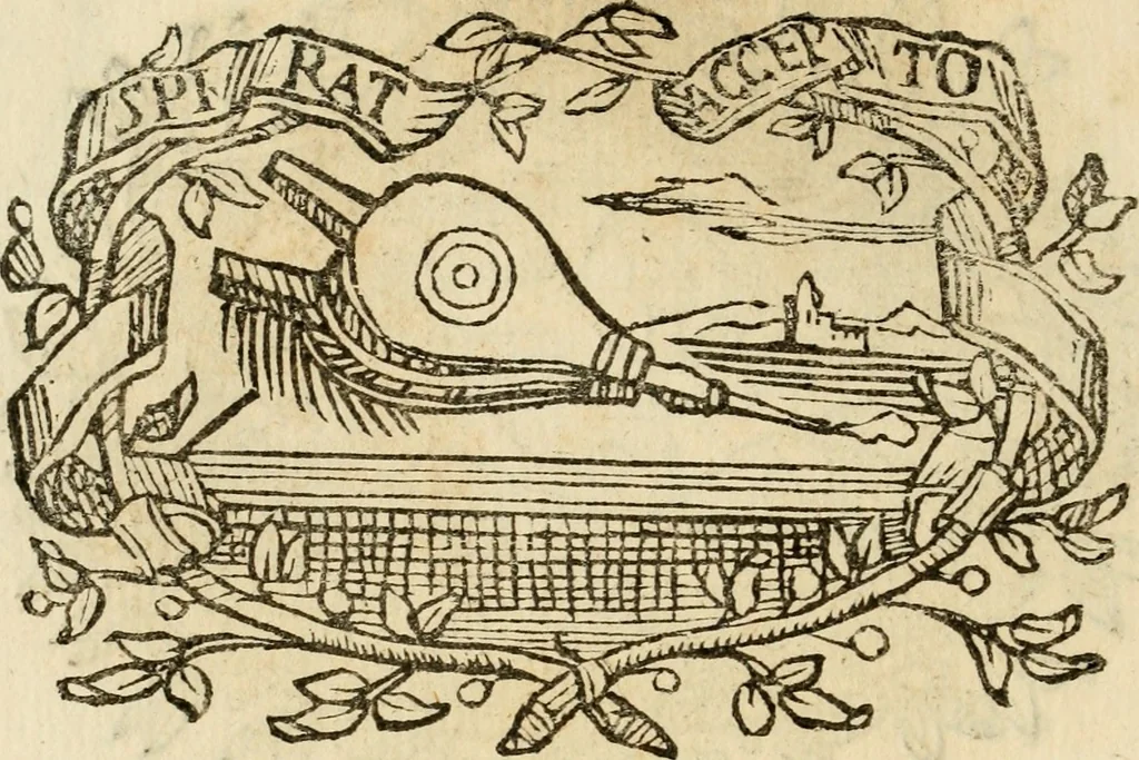 An illustration from Imprese dell' Offitioso, accademico intronato, 1628, leaf 161